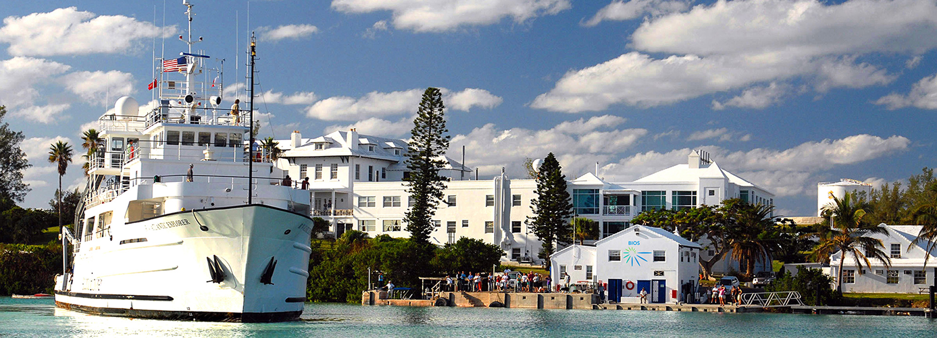 research vessel Atlantic Explorer docking