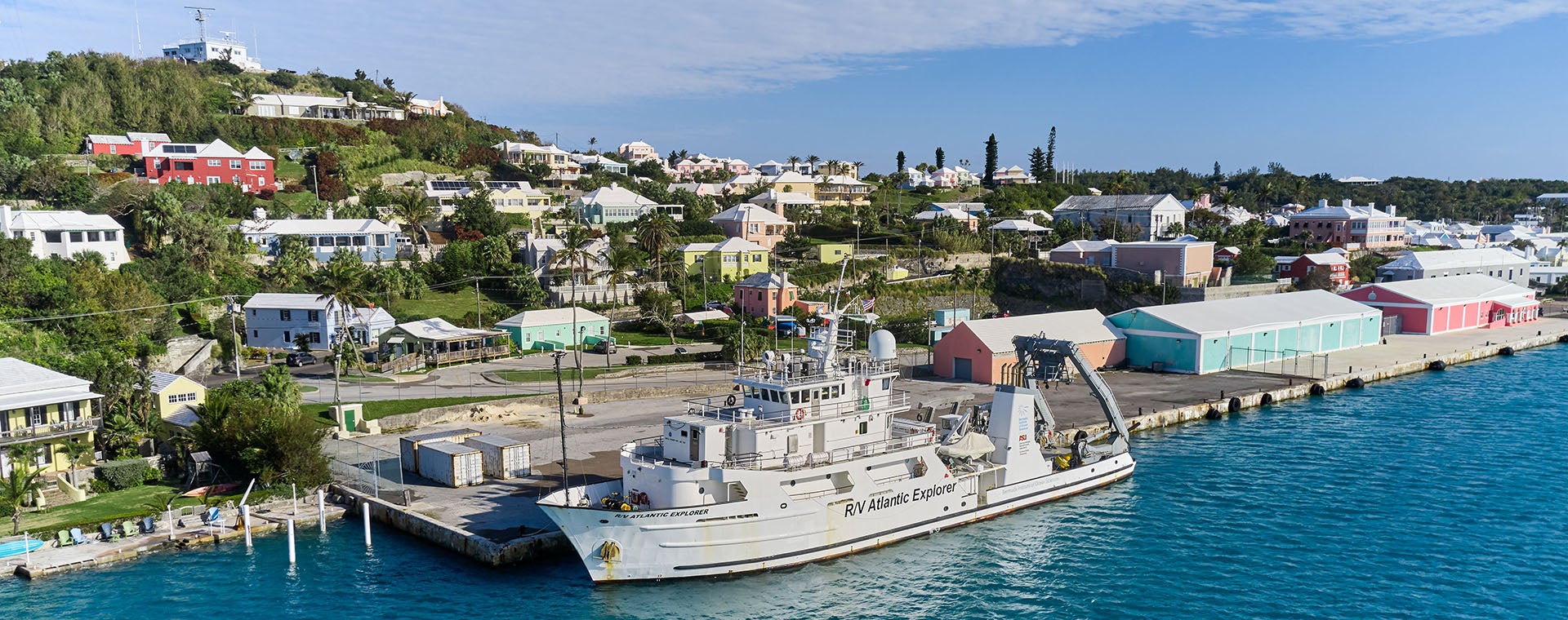 Atlantic Explorer at Pennos Wharf