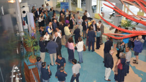 People gather for the 25th anniversary celebration of the Bermuda Atlantic Time-series Study (BATS) program